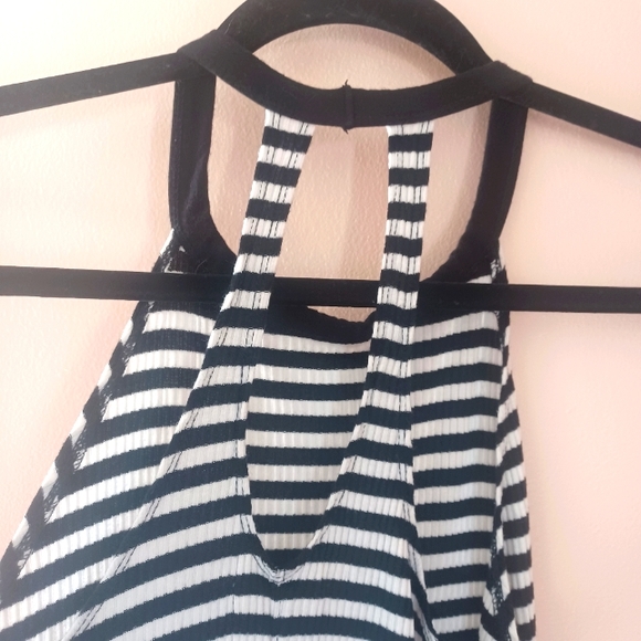 Vans Striped Halter Bodycon Dress Small - Picture 8 of 9